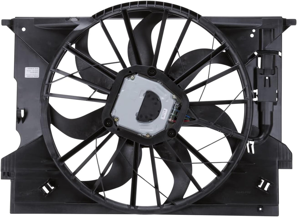 621510 Compatible with Mercedes-Benz Replacement Cooling Fan Assembly , Black