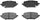 ADVICS AD2116 Disc Brake Pad Set