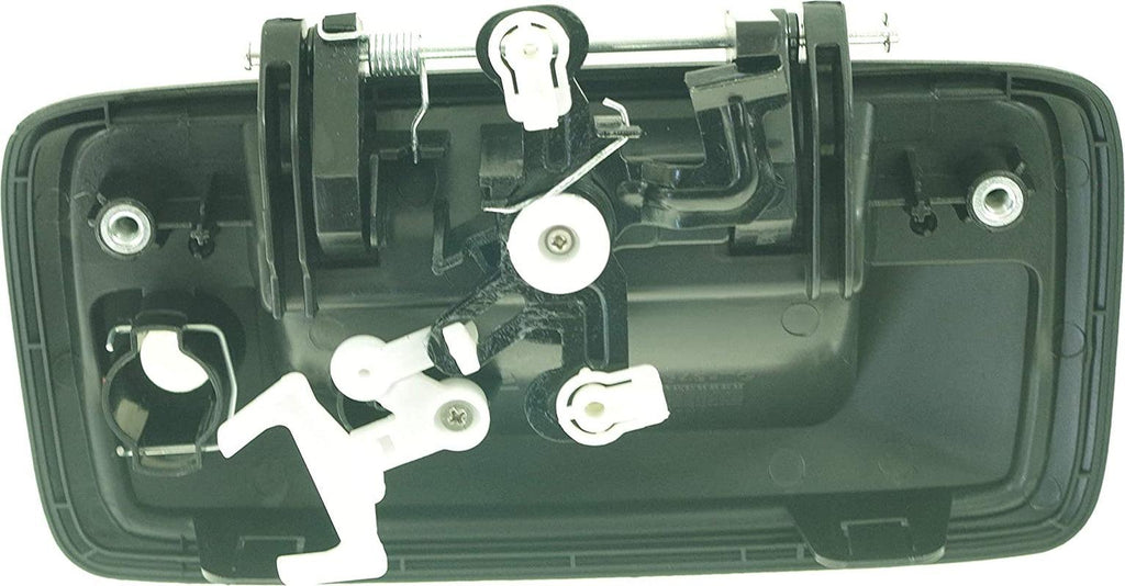 Tailgate Handle Compatible with Chevrolet Silverado/Sierra 1500 2016-2018/2500 HD/3500 HD 2016-2018 outside Textured Black with Keyhole All Cab Types