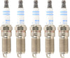 Premium Double Platinum Set of 5 Spark Plugs for Chevrolet GMC Isuzu Hummer