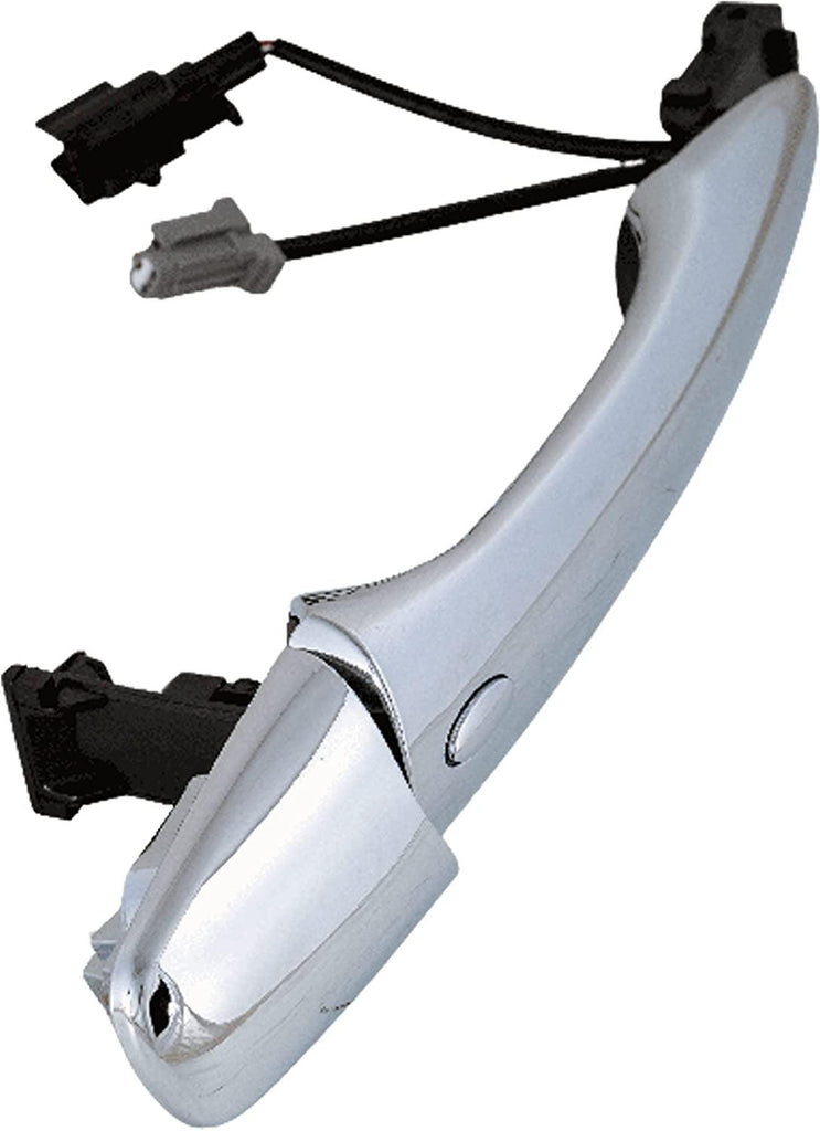 Front, Passenger Side Exterior Door Handle Compatible with 2014-2017 Infiniti QX60, 2018-2020 QX60, 2014-2016 QX80 and 2017-2020 Qx80,Chrome