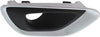 Front, Driver and Passenger Side Fog Light Trim Set of 2 Compatible with 2014-2016 Jeep Grand Cherokee Black, with Chrome Trim, Laredo, Limited, Overland, Summit Models, Black and Chrome