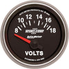 3692 Sport-Comp II 2-1/16" 8-18V Short Sweep Electric Voltmeter