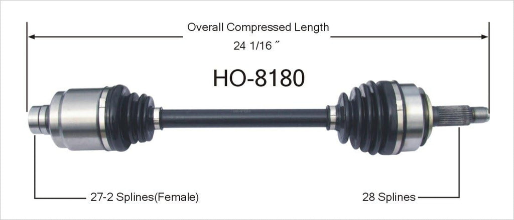 HO-8180 CV Axle Shaft