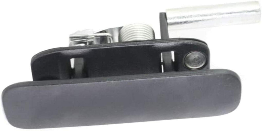 For Ford E-350 Super Duty Exterior Door Handle Rear - Side Sliding Door Smooth Black (1999-2014) | Trim:All Submodels