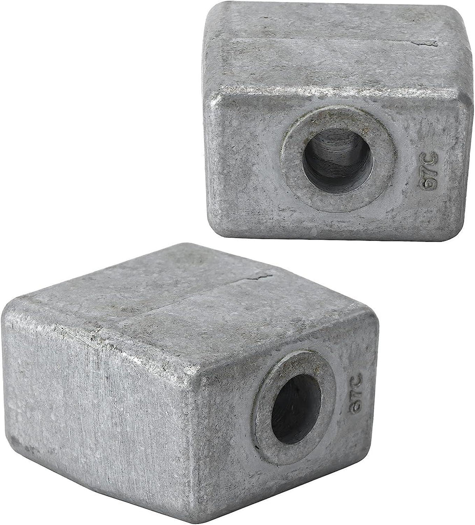 Anode Block, Aluminium Alloy 393023, 435745, 436745 Replacement for Outboard Engine 60 to 300