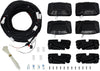 Westin 28-51003 R5 LED Light Kit Black Includes 4 End Caps with Integrated LED Lights and Wiring Harness