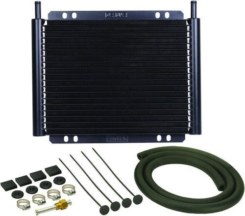 13503 Series 8000 Plate and Fin Transmission Oil Cooler , Black