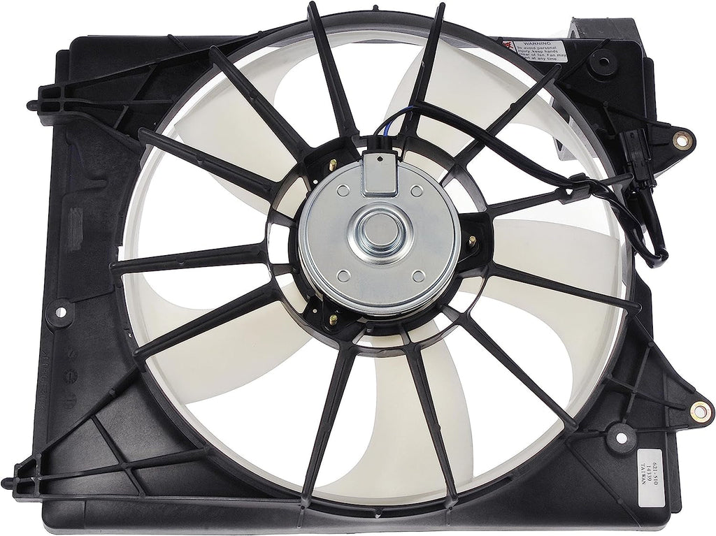 Dorman 621-510 Driver Side Engine Cooling Fan Assembly Compatible with Select Honda Models