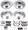 K2820-36 Front and Rear Z36 Truck & Tow Brake Kit, Carbon Fiber Ceramic Brake Pads and Drilled/Slotted Brake Rotors