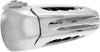 Rear Exterior Door Handle Compatible with 2002-2008 Dodge Ram 1500 and 2003-2009 Dodge Ram 2500 / Ram 3500 Chrome,With Slash Design Lever, Set of 2, Driver and Passenger Side