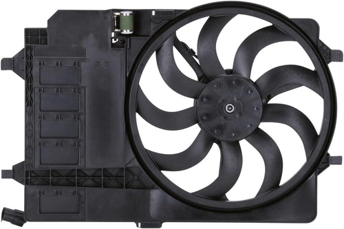 621980 Cooling Fan Assembly Compatible with 2002-2003 Mini Mini Cooper, Black