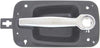 for International MXT Exterior Door Handle 2008 2009 Front Passenger Side Black Bezel W/Chrome Lever | W/Key Hole| Trim: Base