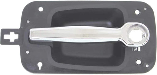 for International MXT Exterior Door Handle 2008 2009 Front Passenger Side Black Bezel W/Chrome Lever | W/Key Hole| Trim: Base
