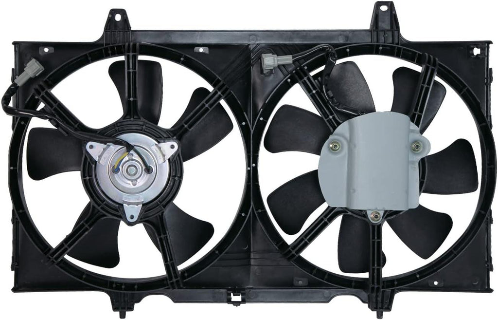 620040 Cooling Fan Assembly Compatible with 1998-2001 Nissan Altima, Black