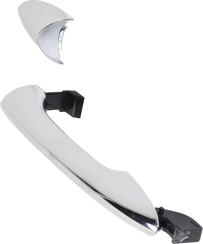 Front Exterior Door Handle Compatible with 2011-2015 Hyundai Sonata All Chrome, Set of 2, Driver and Passenger Side