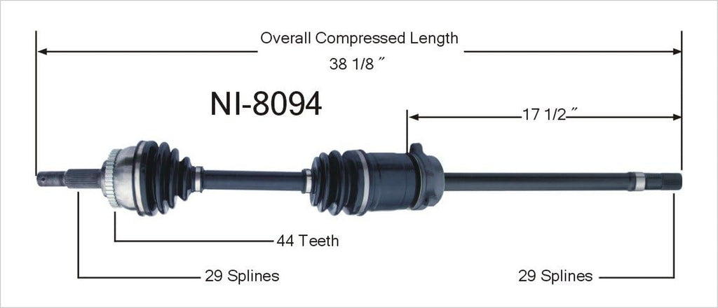 NI-8094 CV Axle Shaft