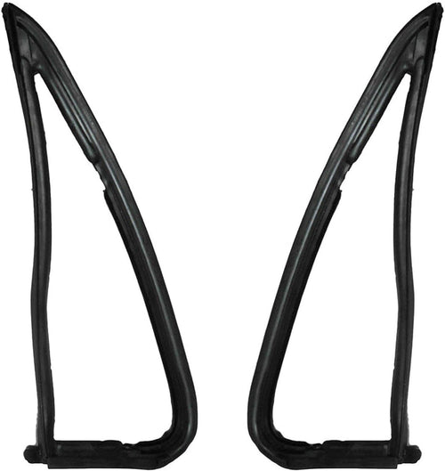 Front Vent Glass Window Weatherstrip Seals Set Pair Compatible with Chevy GMC Pickup Truck