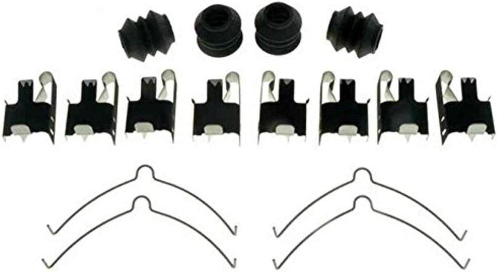 Gold 18K2000A Front Disc Brake Caliper Hardware Kit with Clips, Springs, and Seals