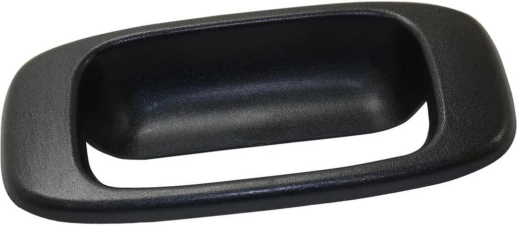 Tailgate Handle Compatible with Chevy Chevy Silverado 99-06 Bezel outside Textured Black