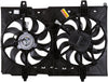 621880 Cooling Fan Assembly Compatible with 2008-2013 Nissan Rogue , Black