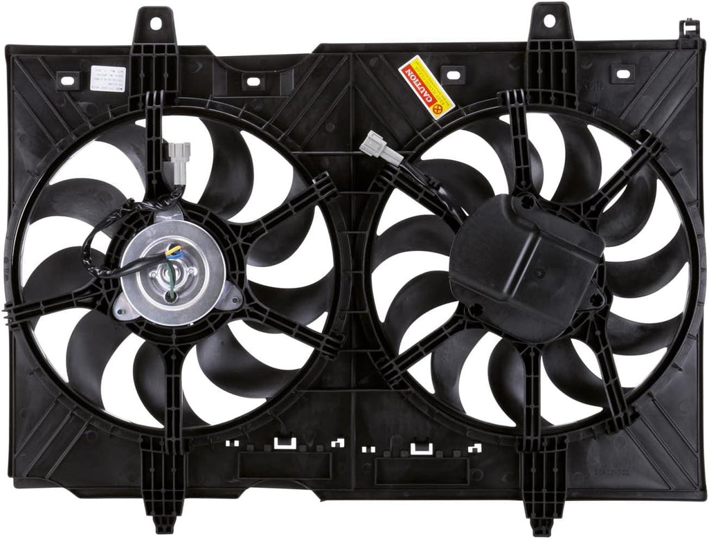 621880 Cooling Fan Assembly Compatible with 2008-2013 Nissan Rogue , Black