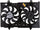 621880 Cooling Fan Assembly Compatible with 2008-2013 Nissan Rogue , Black