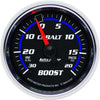 6107 Cobalt Mechanical Boost / Vacuum Gauge, 2.3125 In.