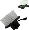 A/C AC Heater Blower Motor W/Fan Cage & Resistor Kit Compatible with Dodge Jeep