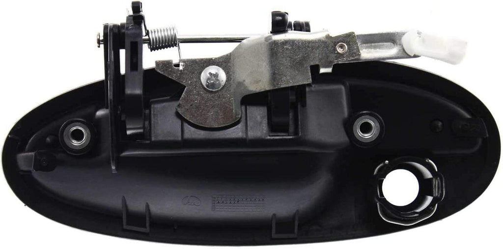 Front Exterior Door Handle Set of 4 Compatible with 1997-1999 Buick Riviera, Fits 1997-1999 Oldsmobile Aurora Smooth Black Driver and Passenger Side