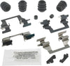 Gold 18K1747X Front Disc Brake Caliper Hardware Kit with Clips, Seals, Bushings, and Lubricant