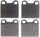 PGD21 Professional Grade Organic Disc Brake Pad Set