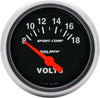 3391 Sport-Comp Electric Voltmeter Gauge, 2.3125 In.