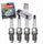 4 Pc DENSO Platinum TT Spark Plugs Compatible with Toyota Camry 2.2L 2.4L L4 1992-2011