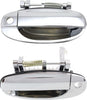 Front Exterior Door Handle Compatible with 2004-2006 Chevrolet Aveo and 2009-2011 Chevrolet Aveo5, Set of 2, Driver and Passenger Side, Chrome