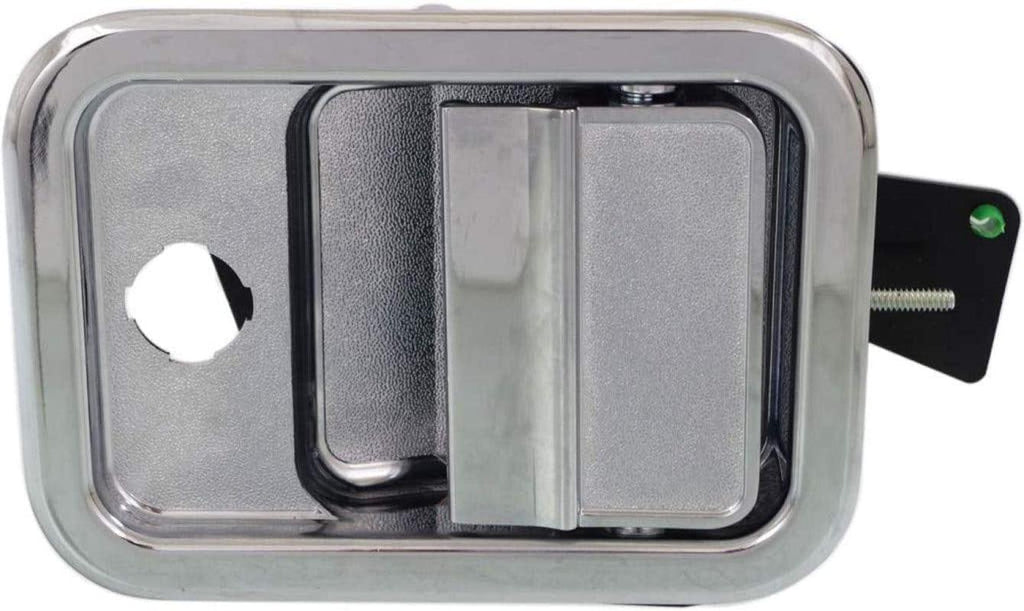 for Freightliner Columbia Exterior Door Handle Front, Driver Side Chrome (2000-2011) | with Key Hole| Trim: Base/120