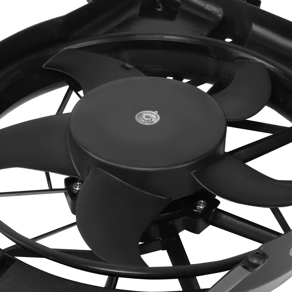 OEM-RF-0462 Factory Style Radiator Cooling Fan Assembly Compatible with 2000-2004 Focus SOHC W/O A/C