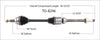 TO-8246 CV Axle