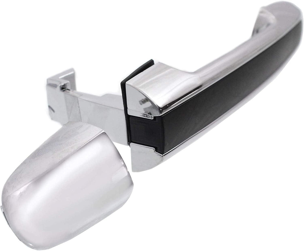 Exterior Door Handle Compatible with HYUNDAI SONATA 2006-2010 Front and Rear Door Handle Right Side Set of 4 outside Chrome Lever