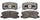 ADVICS AD0868 Disc Brake Pad Set