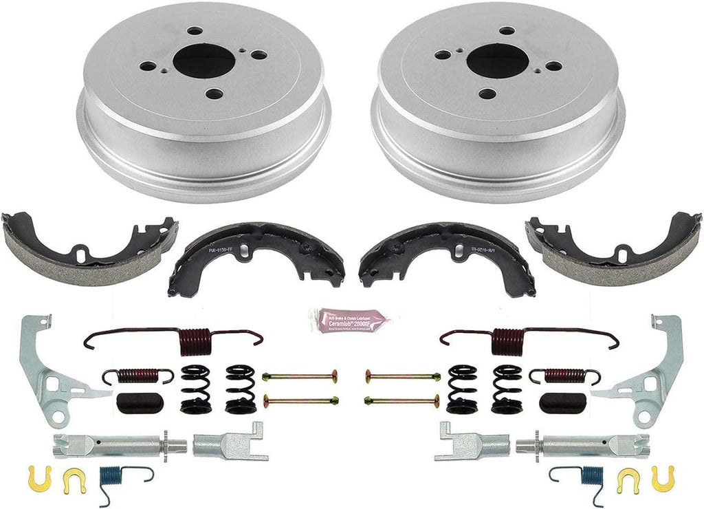 KOE15303DK Autospecialty Rear Replacement Brake Kit-Oe Brake Drums & Ceramic Brake Pads