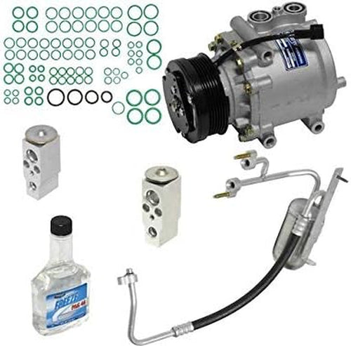 A/C Compressor Kit - with Scroll Compressor - Compatible with 2005-2006 Ford Expedition (With Rear AC)
