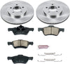 KOE4581 Autospecialty Front Replacement Brake Kit-Oe Brake Rotors & Ceramic Brake Pads