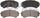 ADVICS AD0867 Disc Brake Pad Set