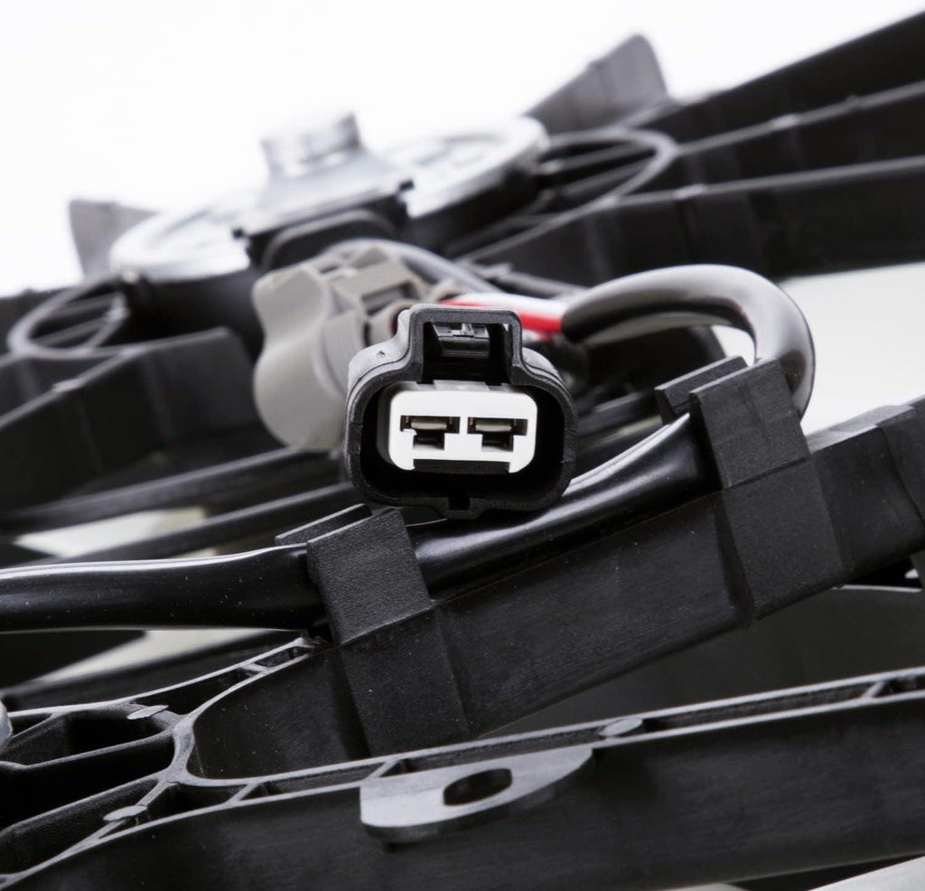 620970 Cooling Fan Assembly Compatible with 2004-2005 Toyota Sienna, Black