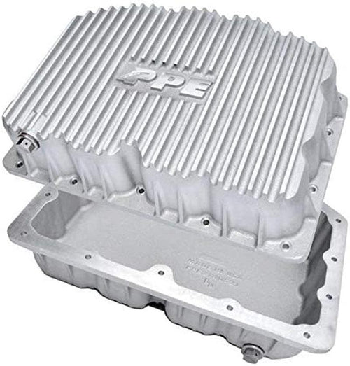 PPE - Heavy Duty Cast Aluminum Oil Pan Ford (Raw) 314052100 Compatible with Ford 2011-2021 6.7L Powerstroke