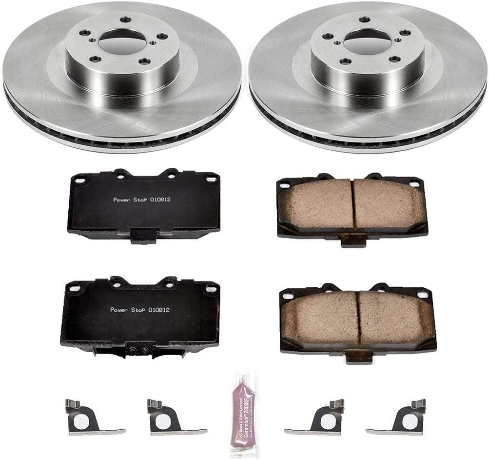 KOE2367 Autospecialty Front Replacement Brake Kit-Oe Brake Rotors & Ceramic Brake Pads