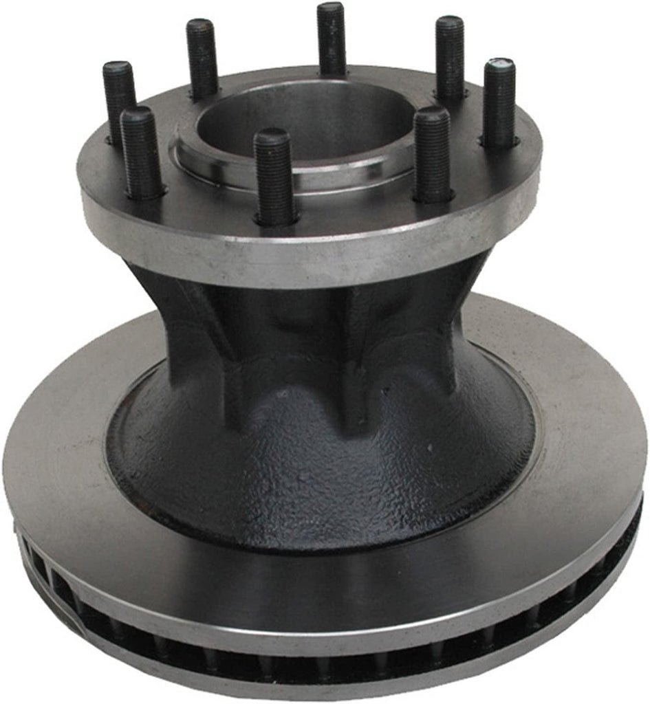 Gold 18A97 Black Hat Front Disc Brake Rotor and Hub Assembly