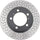 Gold 18A2745 Black Hat Rear Disc Brake Rotor