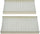 Cabin Air Filter Pair Set Compatible with Acura RSX Honda Civic CR-V CRV Element
